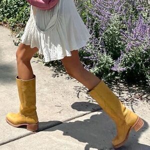 Banana Yellow Boots